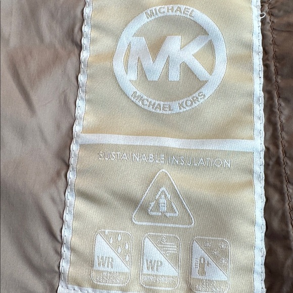 NWOT Michael Michael Kors Packable Coat Taupe Size Small - Picture 8 of 14